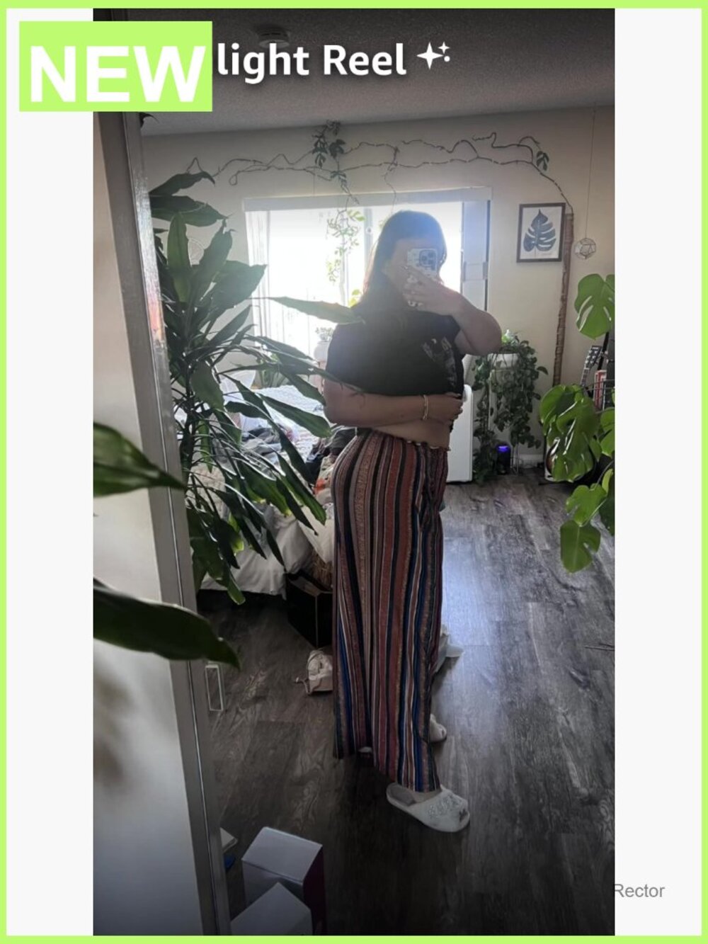 Wide Leg Palazzo Pants High Waisted Elastic Smocked Waist Flowy Casual with - Picture 7 of 7